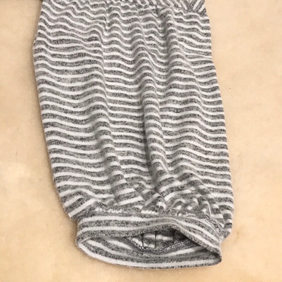 Lucky Brand Women's Stripe Hacci Puff Sleeve Top.M - Picture 8 of 8